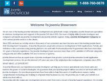 Tablet Screenshot of joomlashowroom.com